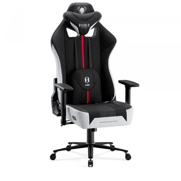 Otočné kreslo King  Diablo X-Player 2.0 biely/čierna