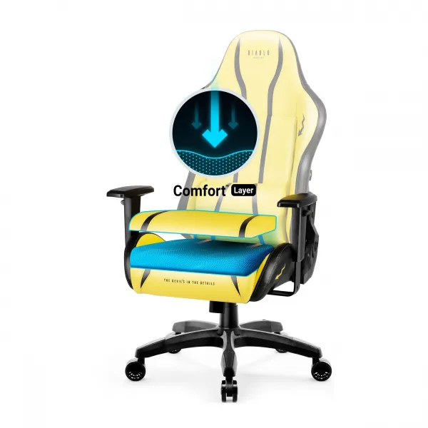 Otočné kreslo Normal Diablo X-One 2.0  electric yellow
