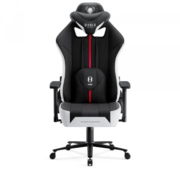 Otočné kreslo King  Diablo X-Player 2.0 biely/čierna