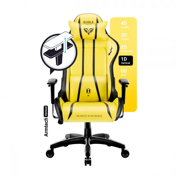 Otočné kreslo Normal Diablo X-One 2.0  electric yellow