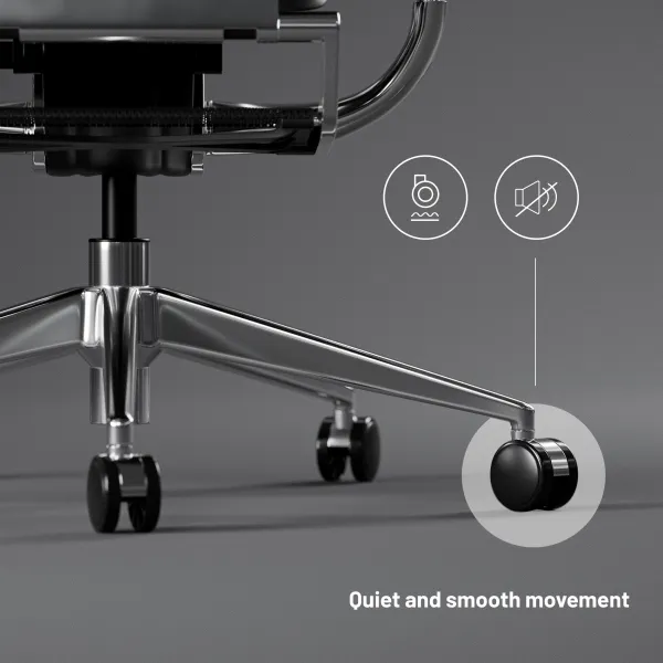Ergonomické kreslo Diablo V-Master, čierno-biele