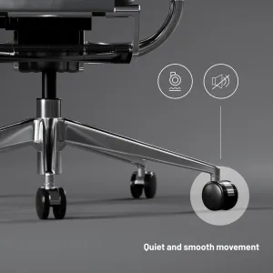 Ergonomické kreslo Diablo V-Master, čierno-biele