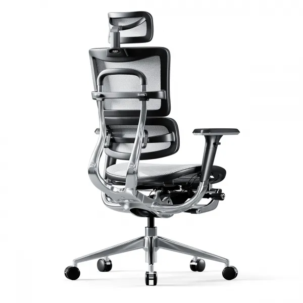 Ergonomické kreslo Diablo V-Master, čierno-biele