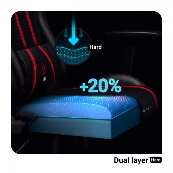 Otočné kreslo Normal Diablo X-One 2.0 čierna/červená