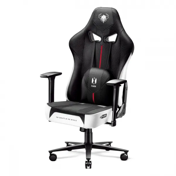 Otočné kreslo King  Diablo X-Player 2.0 biely/čierna
