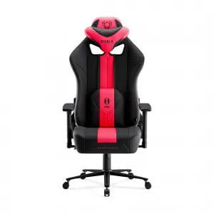 Látkové herné kreslo Diablo X-Player 2.0 Normal Size, karmínovo-antracitové