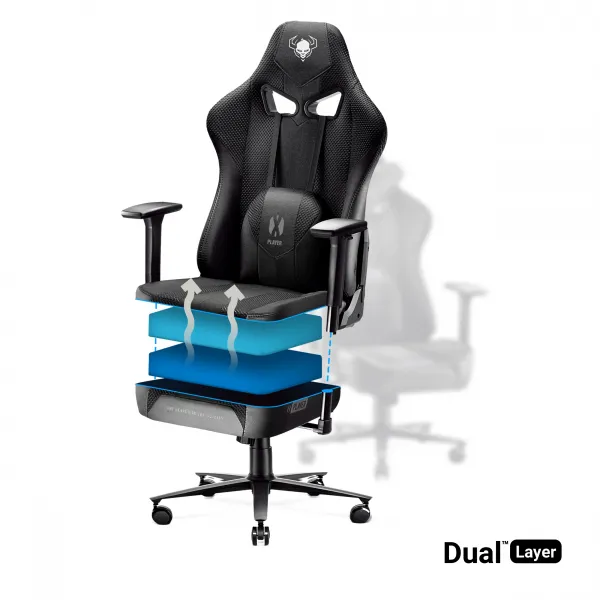 Otočné kreslo Normal Diablo X-Player 2.0 čierna