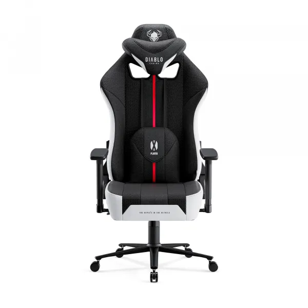Otočné kreslo Normal Diablo X-Player 2.0 biely/čierna