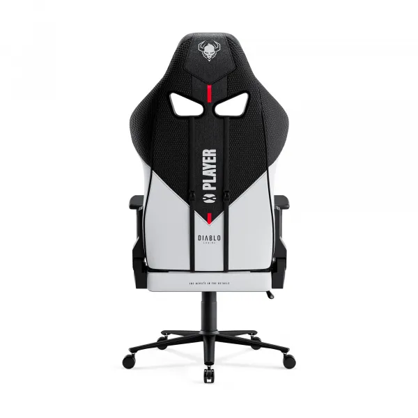 Otočné kreslo Normal Diablo X-Player 2.0 biely/čierna