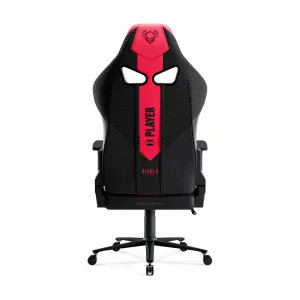 Látkové herné kreslo Diablo X-Player 2.0 Normal Size, karmínovo-antracitové
