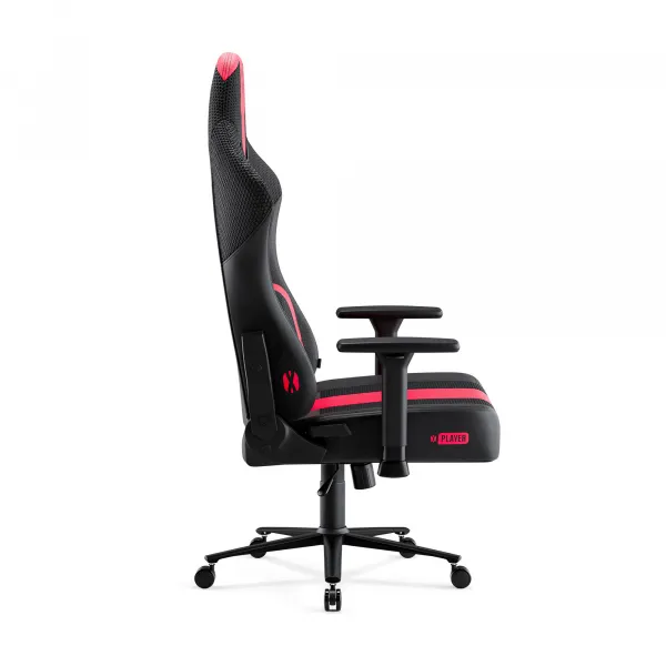 Látkové herné kreslo Diablo X-Player 2.0 Normal Size, karmínovo-antracitové