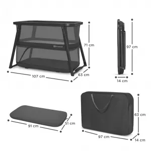 Cestovná ostieľka Kinderkraft Sofi plus Grey