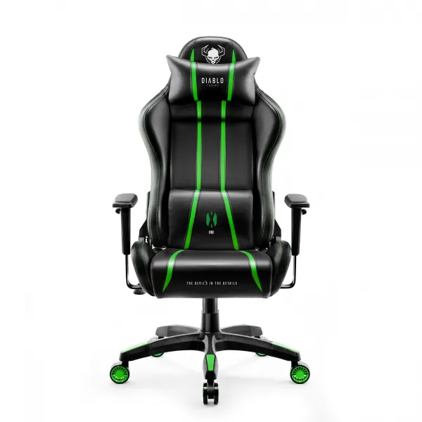 Otočné kreslo Normal Diablo X-One 2.0 čierna/zelená