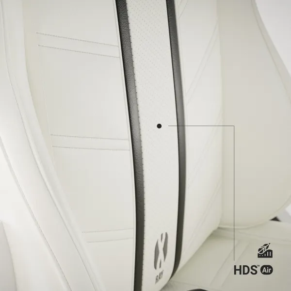Herné kreslo Diablo X-Ray 2.0 Normal Size, bielo-čierne