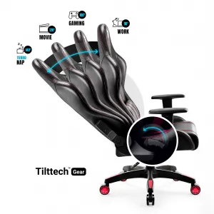 Otočné kreslo Normal Diablo X-One 2.0 čierna/červená