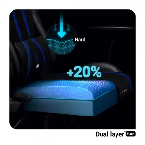 Otočné kreslo Normal Diablo X-One 2.0 čierna/modrá