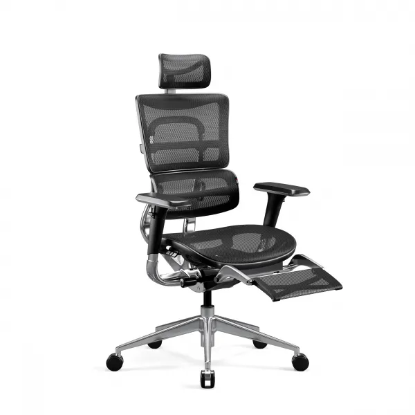 Kancelárska ergonomická stolička Diablo V-Master, čierna
