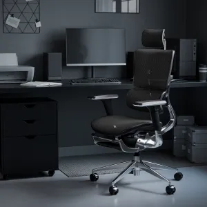 Kancelárska ergonomická stolička Diablo V-Master, čierna