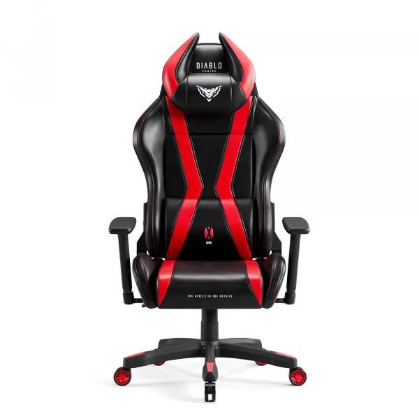 Otočné kreslo Normal Diablo X-Horn 2.0 čierna/červená