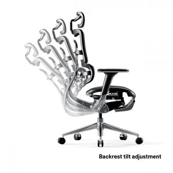 Kancelárska ergonomická stolička Diablo V-Master, čierna