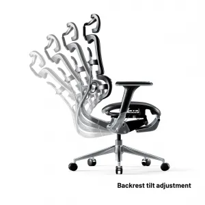 Kancelárska ergonomická stolička Diablo V-Master, čierna