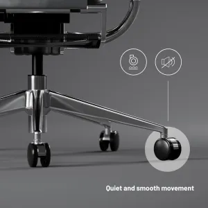 Kancelárska ergonomická stolička Diablo V-Master, čierna