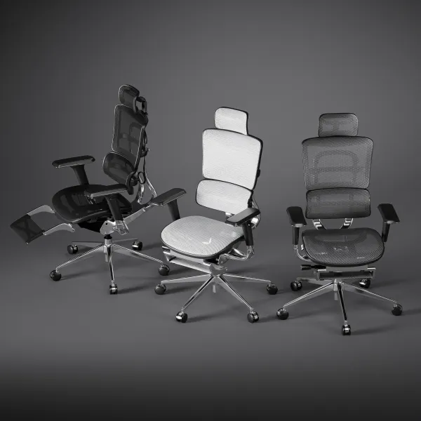 Kancelárska ergonomická stolička Diablo V-Master, čierna