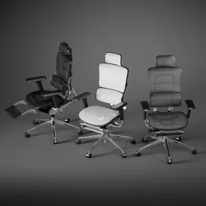 Kancelárska ergonomická stolička Diablo V-Master, čierna