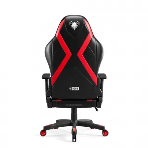 Otočné kreslo Normal Diablo X-Horn 2.0 čierna/červená