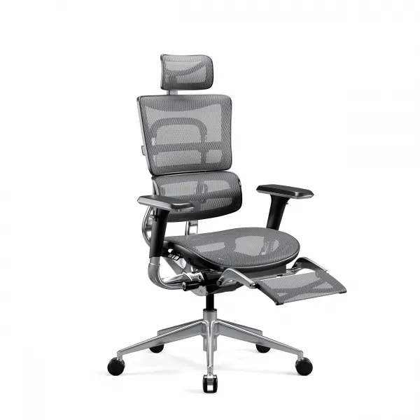 Kancelárska ergonomická stolička Diablo V-Master, čierno-šedá