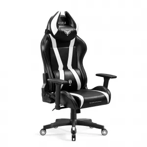 Otočné kreslo Normal Diablo X-Horn 2.0 čierna/biely