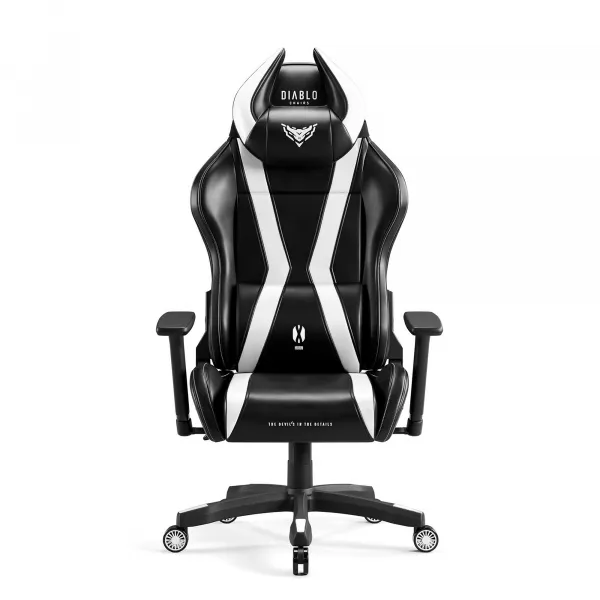 Otočné kreslo Normal Diablo X-Horn 2.0 čierna/biely