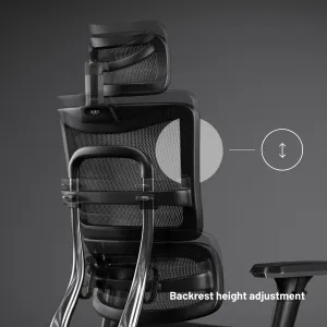 Kancelárska ergonomická stolička Diablo V-Master, čierno-šedá