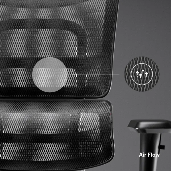 Kancelárska ergonomická stolička Diablo V-Master, čierno-šedá