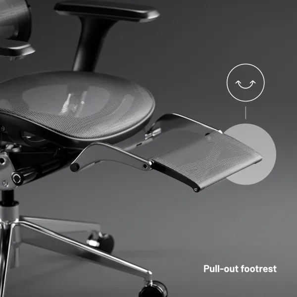Kancelárska ergonomická stolička Diablo V-Master, čierno-šedá