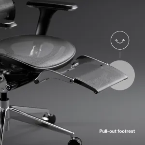 Kancelárska ergonomická stolička Diablo V-Master, čierno-šedá