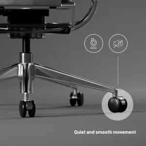 Kancelárska ergonomická stolička Diablo V-Master, čierno-šedá