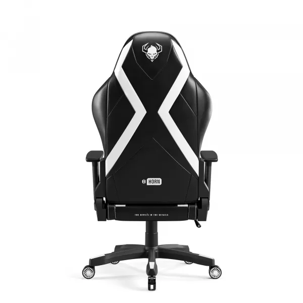 Otočné kreslo Normal Diablo X-Horn 2.0 čierna/biely