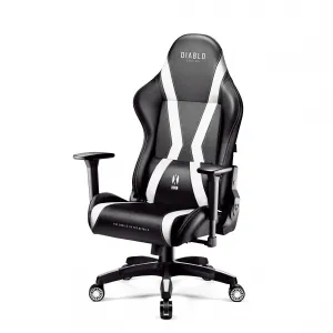 Otočné kreslo Normal Diablo X-Horn 2.0 čierna/biely