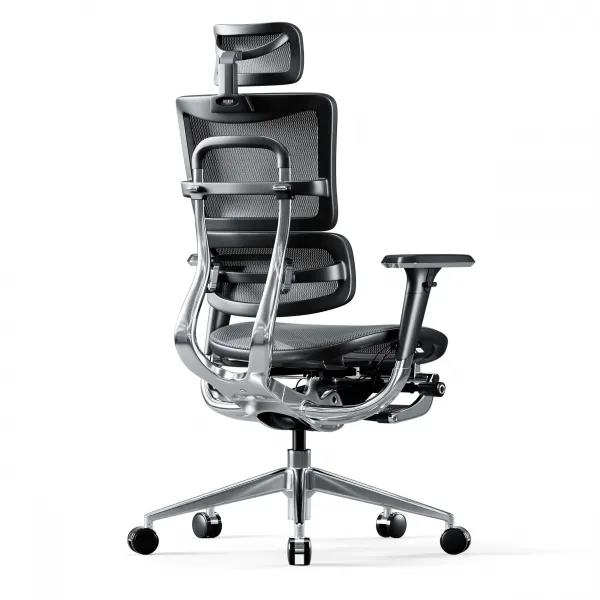 Kancelárska ergonomická stolička Diablo V-Master, čierno-šedá
