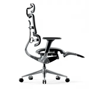 Kancelárska ergonomická stolička Diablo V-Master, čierno-šedá