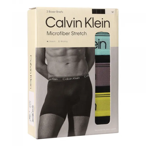 3PACK pánske boxerky Calvin Klein čierne (NB2570A-VT5) M, trenky