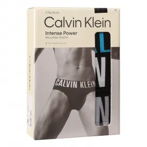 3PACK pánske slipy Calvin Klein čierné (NB3610A-VVL) S