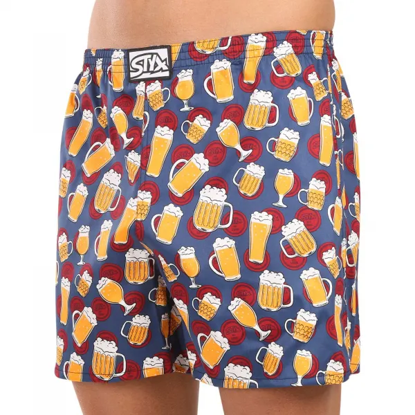 Pánske trenky na spanie Styx pivo (DTP1855) M, trenírky