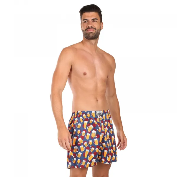 Pánske trenky na spanie Styx pivo (DTP1855) M, trenírky