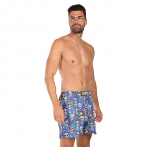 Pánske trenky na spanie Styx lebky (DTP1856) M, trenírky