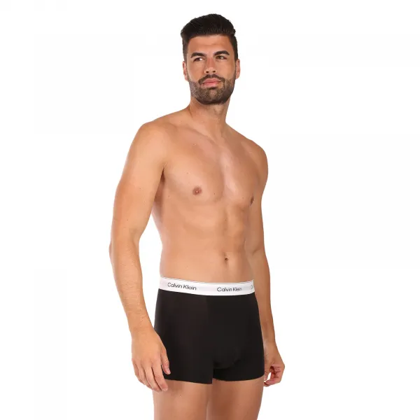 3PACK pánske boxerky Calvin Klein čierné (NB4286-VRB) M, trenky