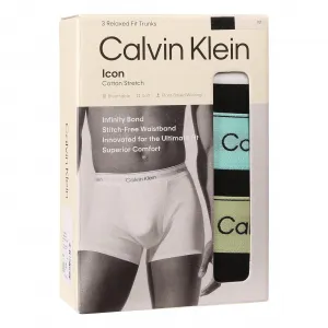 3PACK pánske boxerky Calvin Klein čierné (NB4286-VRB) M, trenky