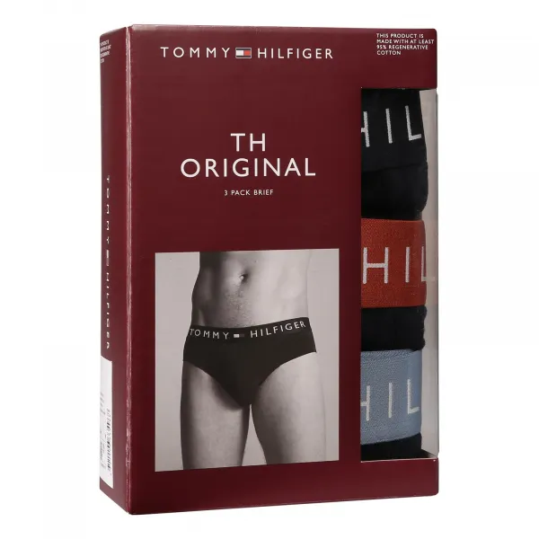 3PACK pánske slipy Tommy Hilfiger čierné (UM0UM03575 0T1) M