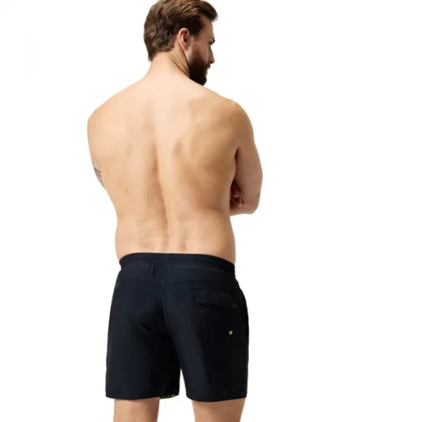 Speedo medley logo 16 watershort black/hyper yellow s - uk32
